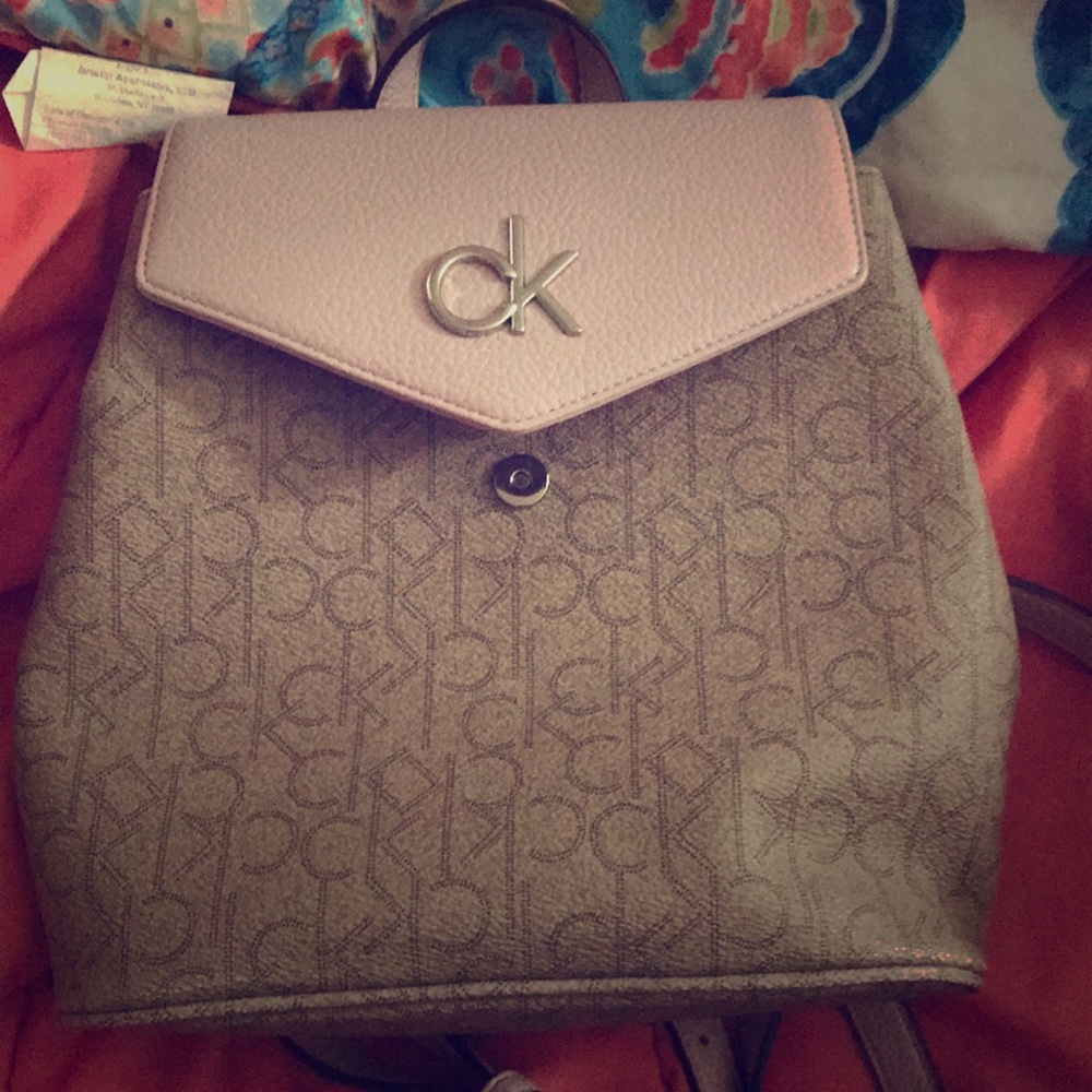 Calvin Klein matching wallet and bag